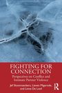 „Fighting For Connection: Perspectives on Conflict and Intimate Partner Violence“ vor einem gefrorenen Eis-Hintergrund.