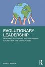 „EVOLUTIONARY LEADERSHIP“ von Manuel Manga. Hände halten die Erde. Routledge-Logo unten rechts.