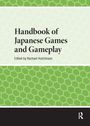 „Handbook of Japanese Games and Gameplay“, bearbeitet von Rachael Hutchinson. Grünes sechseckiges Muster unten.