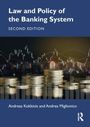 "Law and Policy of the Banking System", "Second Edition", Autoren: Andreas Kokkinis und Andrea Miglionico, mit Münzstapeln.