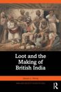 Titel: "Loot and the Making of British India". Schriftzug des Autors: James L. Hevia. Illustration von bewaffneten Männern.