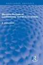 "Maritime Heritage of Lakshadweep and Minicoy Islands, B. Arunachalam." Blauer Hintergrund mit Blasenstruktur.