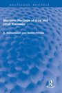 Oben: "ROUTLEDGE REVIVALS". Mittig: "Maritime Heritage of Goa and Uttar Kannada". Unten: Autoren. Hintergrund blau mit Kreismuster.