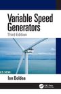 „Variable Speed Generators“, „Third Edition“, „15 MW“, „Ion Boldea“. Windturbine über einem Meereshorizont.