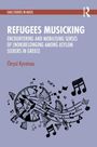"Refugees Musicking: Encountering and Mobilising Senses of (Non)Belonging Among Asylum Seekers in Greece" von Chrysi Kyratsou. 

Musikalische Noten schwirren um ein Notenblatt.