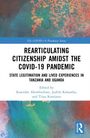 Buchtitel: "Rearticulating Citizenship Amidst the COVID-19 Pandemic". Bunte, abstrakte Hintergrundgrafik.