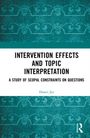 "Intervention Effects and Topic Interpretation", Studie zu Skopusbeschränkungen, von Dawei Jin. Grünen Musterhintergrund.
