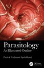 "Parasitology: An Illustrated Outline" von Patrick Ferdinand Ayeh-Kumi. Rotes, wurmartiges Inneres, querschnittartige Ansicht.