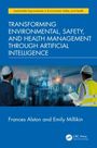 Texte: „Transforming Environmental, Safety, and Health Management Through Artificial Intelligence“. Zwei Bauarbeiter.