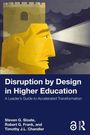 „Disruption by Design in Higher Education“; Gesicht und Turm, stilisierte Illustration. Autoren: Steven G. Sloate, Robert G. Frank.
