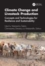 "Climate Change and Livestock Production" als Titel. Kühe und Kälber stehen auf einer staubigen Fläche vor einem Baum.