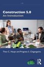 "Construction 5.0, An Introduction, Theo C. Haupt and Progress S. Chigangacha." Vier Menschen diskutieren Modelle am Tisch.
