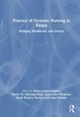 Text: "Practice of Forensic Nursing in Kenya: Bridging Healthcare and Justice." Blaues Cover mit einem abstrakten Muster.