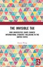"The Invisible Tax: How Universities Shape Chinese International Students' Wellbeing in the U.S." von Xinxin Wang. Hintergrund: Bunte Dreiecke.