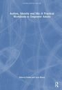 "Autism, Identity and Me: A Practical Workbook to Empower Adults" von Rebecca Duffus, Lyric Rivera. Blauer Hintergrund.