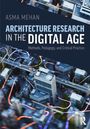 Texte: "Asma Mehan, Architecture Research in the Digital Age, Methods, Pedagogy, and Critical Practice." Luftaufnahme einer Stadt.