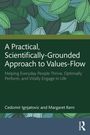 Text: "A Practical, Scientifically-Grounded Approach to Values-Flow." Grünes und blaues Blattmuster, "Routledge" Logo.
