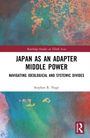 "Japan as an Adapter Middle Power" von Stephen R. Nagy, abstrakte Hintergrundfarben.