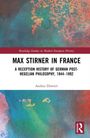Max Stirner in France; Andrea Dimitri; bunte abstrakte Textur auf Buchcover; Verlagslogo rechts unten.