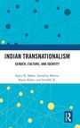 „INDIAN TRANSNATIONALISM: GENDER, CULTURE, AND IDENTITY“ von Ajaya K. Sahoo et al. Blau-gelbes geometrisches Design.