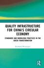 „Quality Infrastructure for China's Circular Economy“ von Reinhard Weissinger, mit grünem und blauen Farbverlauf im Hintergrund.