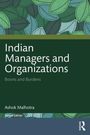 Text: "Indian Managers and Organizations: Boons and Burdens, Ashok Malhotra, Second Edition." Hintergrund: Blätter in Grüntönen.