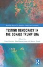 "Testing Democracy in the Donald Trump Era" von Pawel Laidler, Jared Sonnicksen und Maciej Turek. Bunt abstrakte Illustration.