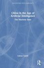 "China in the Age of Artificial Intelligence: The Machine State" von Łukasz Gacek. Blau abstrakter Hintergrund.