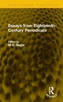 Essays from Eighteenth-Century Periodicals, Buch