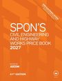 „SPON'S Civil Engineering and Highway Works Price Book 2027“; Free electronic access; 41st Edition; orange Hintergrund.