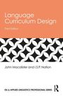 „Language Curriculum Design, Third Edition.“ Autoren: John Macalister und I.S.P. Nation. Grafik: schwarz-weiß geometrisches Muster.