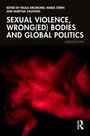 Text: "Sexual Violence, Wrong(ed) Bodies and Global Politics. Edited by Paula Drumond, Maria Stern, and Marysia Zalewski." Roter Rauch auf schwarzem Hintergrund.