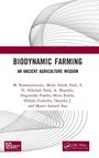 "BIODYNAMIC FARMING: AN ANCIENT AGRICULTURE WISDOM", Autorenliste darunter; graues, geometrisches Muster.