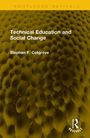 Stephen F. Cotgrove: Technical Education and Social Change, Buch