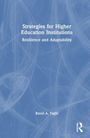 Buchtitel: "Strategies for Higher Education Institutions: Resilience and Adaptability" von Bassil A. Yaghi. Rechteckiges Logo.
