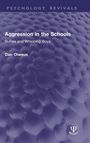 Text: "Aggression in the Schools: Bullies and Whipping Boys" von Dan Olweus. Hintergrund lila, abstrakte Struktur.