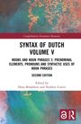 Syntax of Dutch Volume V, Buch