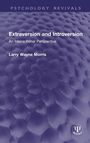 Oben steht "PSYCHOLOGY REVIVALS". Titel: "Extraversion and Introversion". Autor: Larry Wayne Morris. Lila Hintergrund mit runden Mustern.