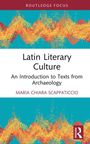 Routledge Focus. "Latin Literary Culture: An Introduction to Texts from Archaeology" von Maria Chiara Scappaticcio. Bunte Muster.