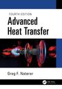 "Fourth Edition, Advanced Heat Transfer, Greg F. Naterer." Technik-Illustration mit abstrakter Darstellung von Hitzeverteilung.