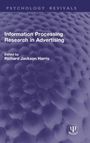 "Information Processing Research in Advertising. Edited by Richard Jackson Harris." Lila Hintergrund mit Muster.