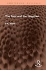 "The Real and the Negative, B.K. Mallik." Ein abstraktes, strukturiertes Muster in Brauntönen mit einem weißen Logo unten rechts.