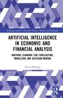 Der Titel lautet: "Artificial Intelligence in Economic and Financial Analysis". Oben geometrische Muster in Lila-Tönen.