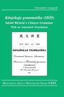 Titel: Kitajskaja grammatika (1835). Autor: Alessandro Leopardi. Serie: Monumenta Serica Monograph Series LXXV. 