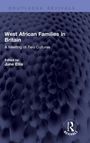 „West African Families in Britain: A Meeting of Two Cultures“, herausgegeben von June Ellis. Dunkle, strukturierte Oberfläche.