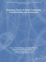 Emerging Trends in Smart Computing, Communication and Automation, blaue abstrakte Hintergrundillustration.