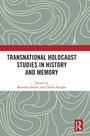 "Transnational Holocaust Studies in History and Memory" von Barnabas Balint und Charlie Knight. Abstraktes Muster und Logo.