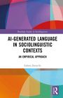 "AI-Generated Language in Sociolinguistic Contexts: An Empirical Approach" von Łukasz Zarzycki. Buntes geometrisches Muster.