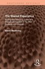 "The Shared Experience: Writing and Teaching" von Eileen MacKinlay. Strukturierter, brauner Hintergrund mit einem Logo.