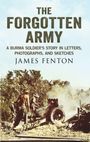 „The Forgotten Army: A Burma Soldier’s Story“ von James Fenton. Soldaten neben einer alten Kanone im Freien.